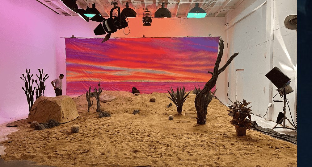 Finished desert dune build